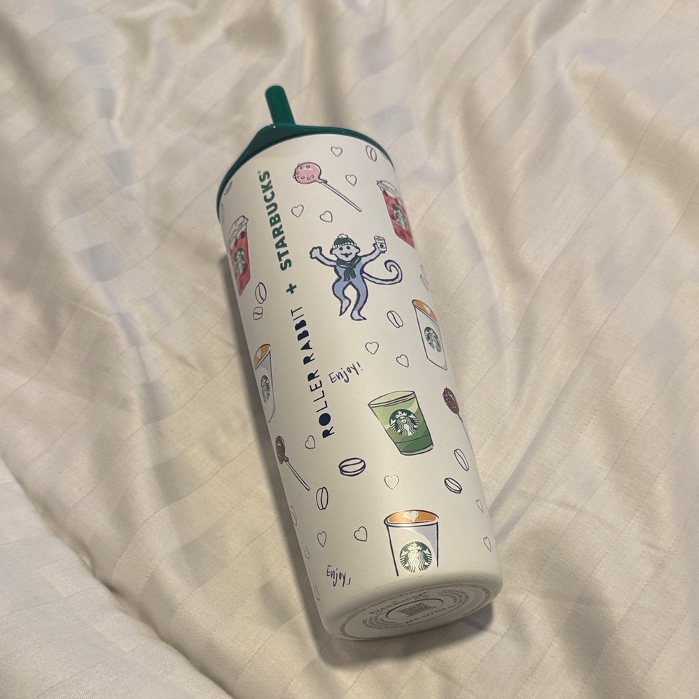 StarbucksxROLLERRABBIT TUMBLER NWT